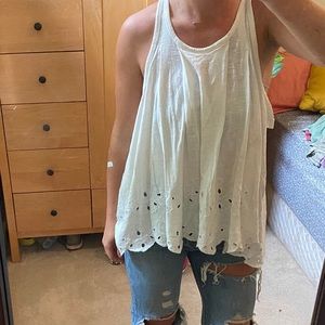Free People Cut-Out Back Tank
